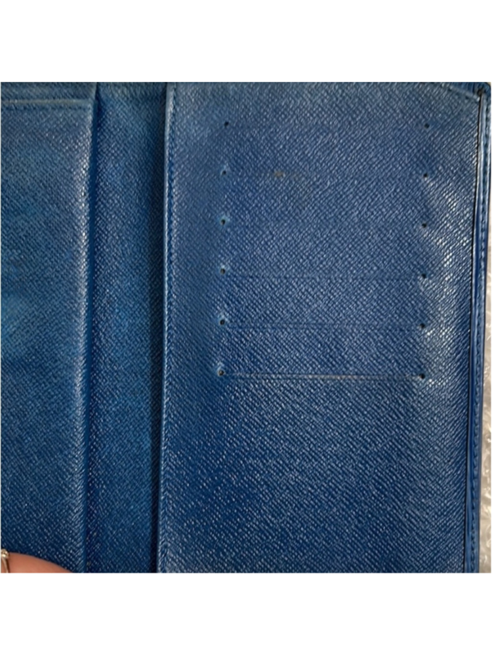 Louis Vuitton Blue Epi Leather Wallet & Key Holder Set with Box and Dustbag - Picture 8 of 14
